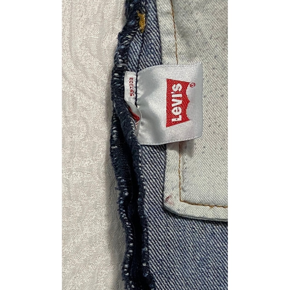 Levis 501 Original Fit Mens Jeans Size 38x30 Blue Denim Button fly Vintage Style - Picture 8 of 12